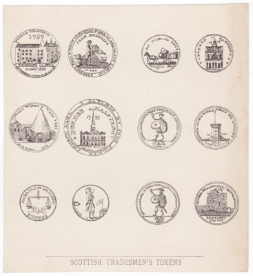 Scottish Tradesmen's tokens